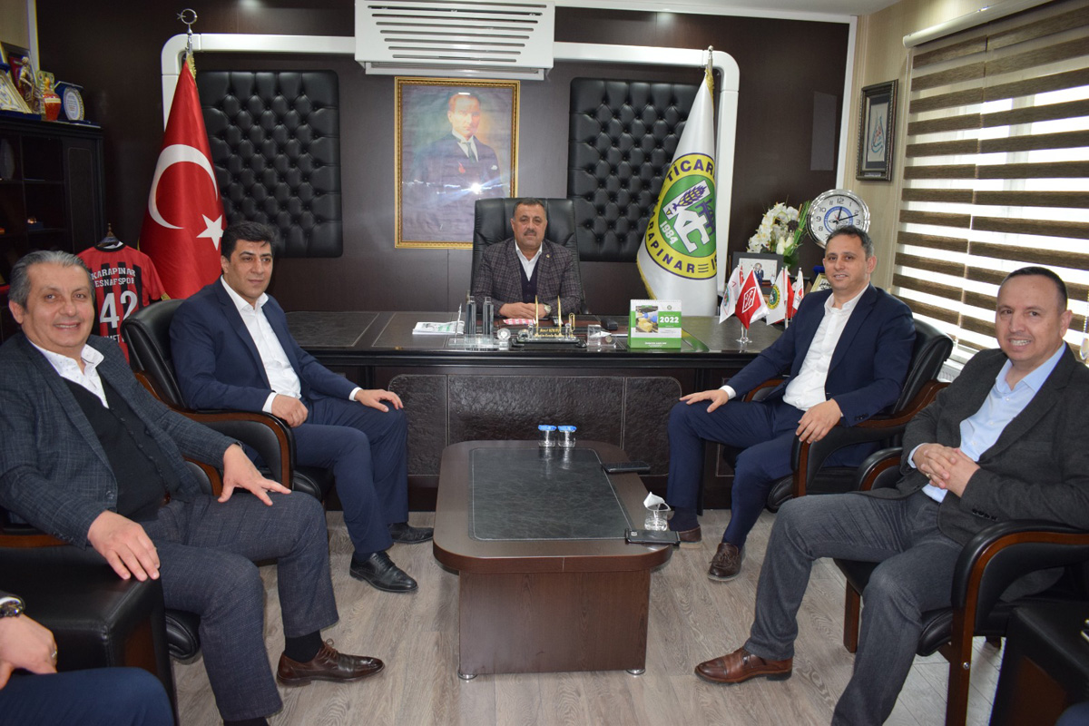 Karapınar Ticaret Borsası Başkanı Ahmet Ulusoy Ziyareti