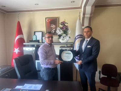 KARBİAD yönetiminden Karapınar Çiftçi Malları Koruma Başkanı Halil İbrahim Yılmaz ziyareti