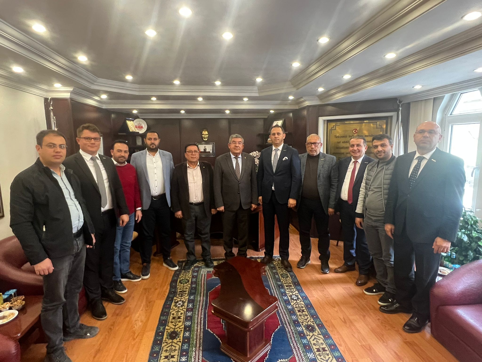 Karapınar Ticaret ve Sanayi Odası Başkanı Mustafa Kemal Sözen bey ziyareti